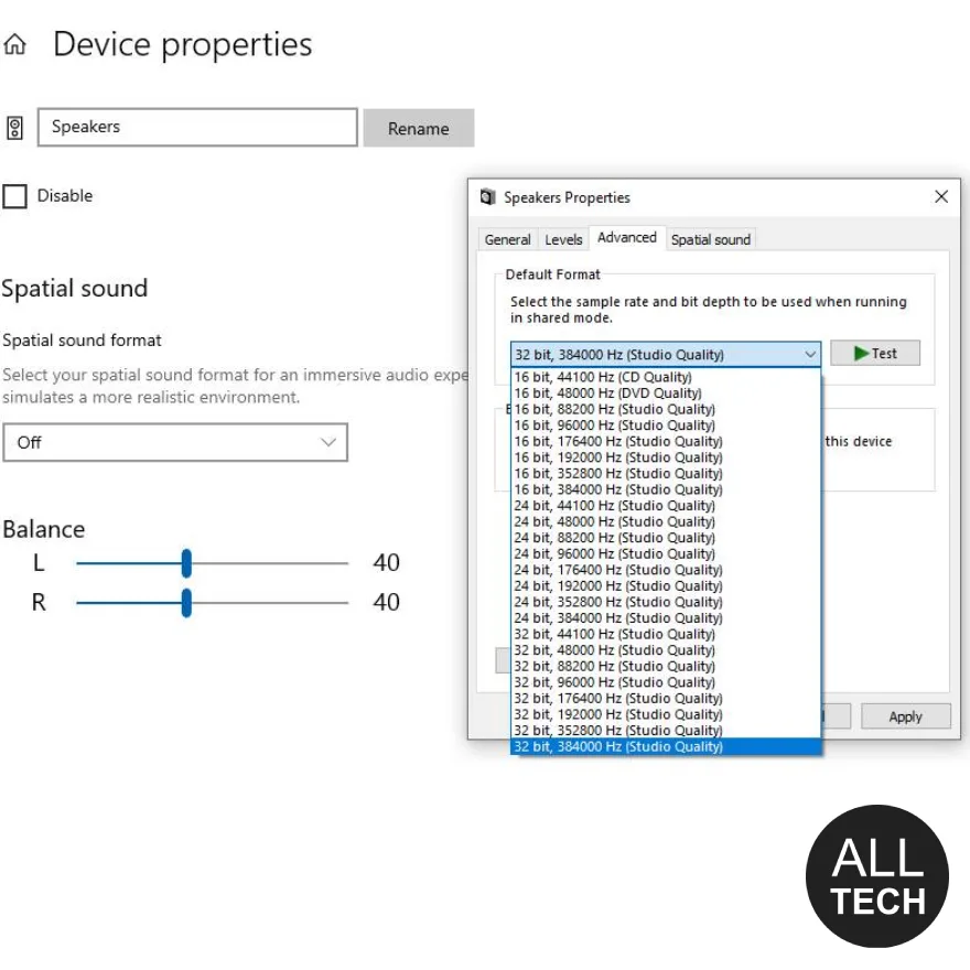 Setting DAC iBasso DC02 in Windows