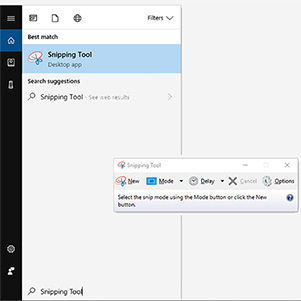 Snipping Tool free mode
